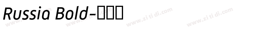 Russia Bold字体转换